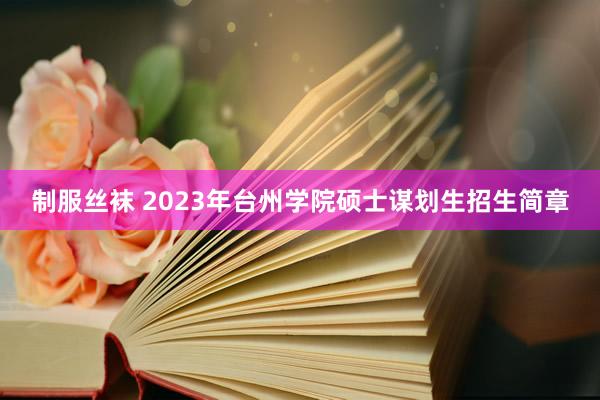 制服丝袜 2023年台州学院硕士谋划生招生简章
